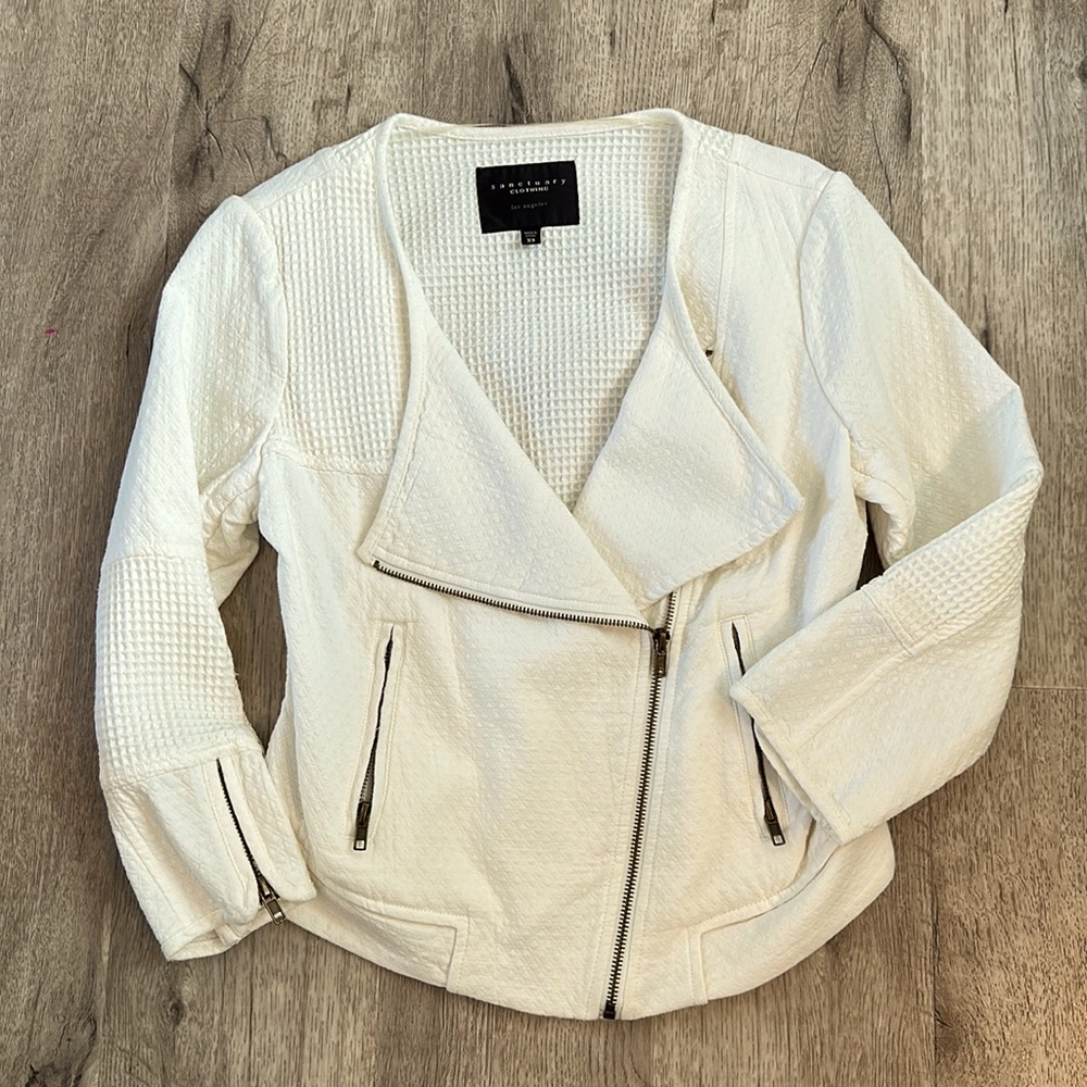 Creamy white jacket xs